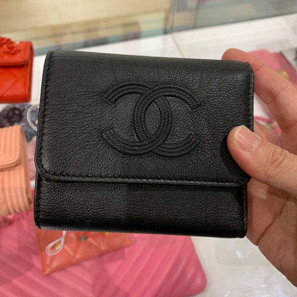 最新作シャネル♡スモールウォレット♡折りたたみ財布り薄型のミニ財布です 9101714